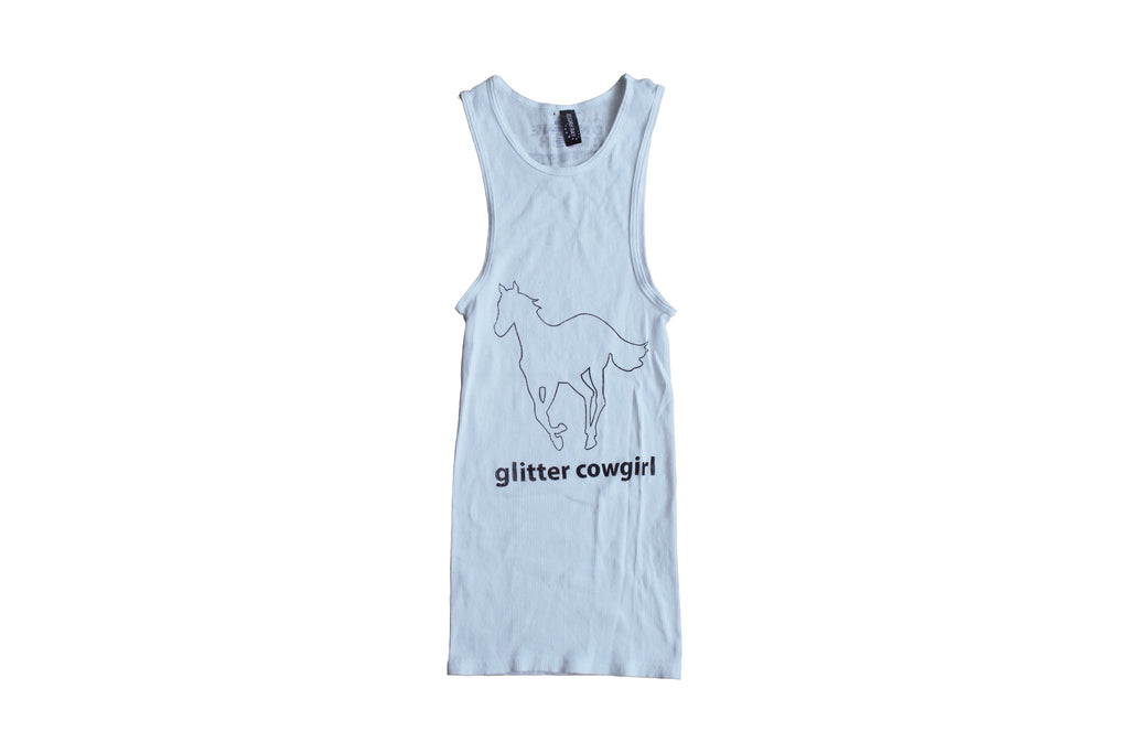 Glitter Cowgirl Tank Top