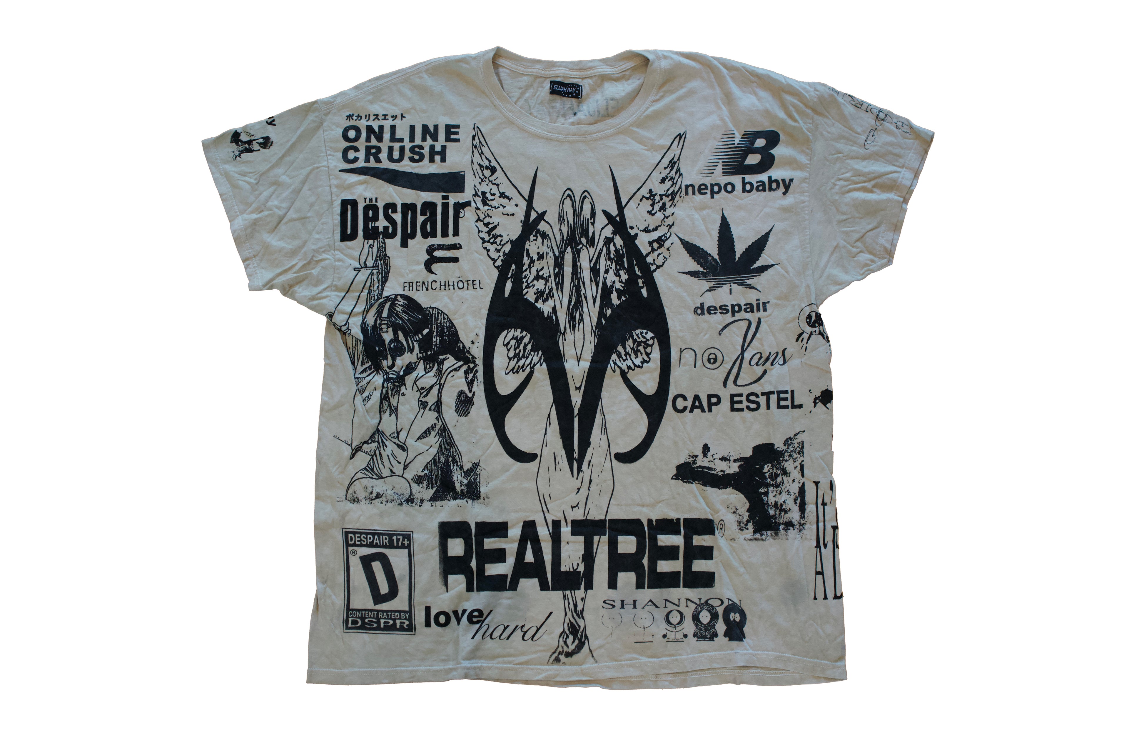 Dyed All Over Print T-Shirt