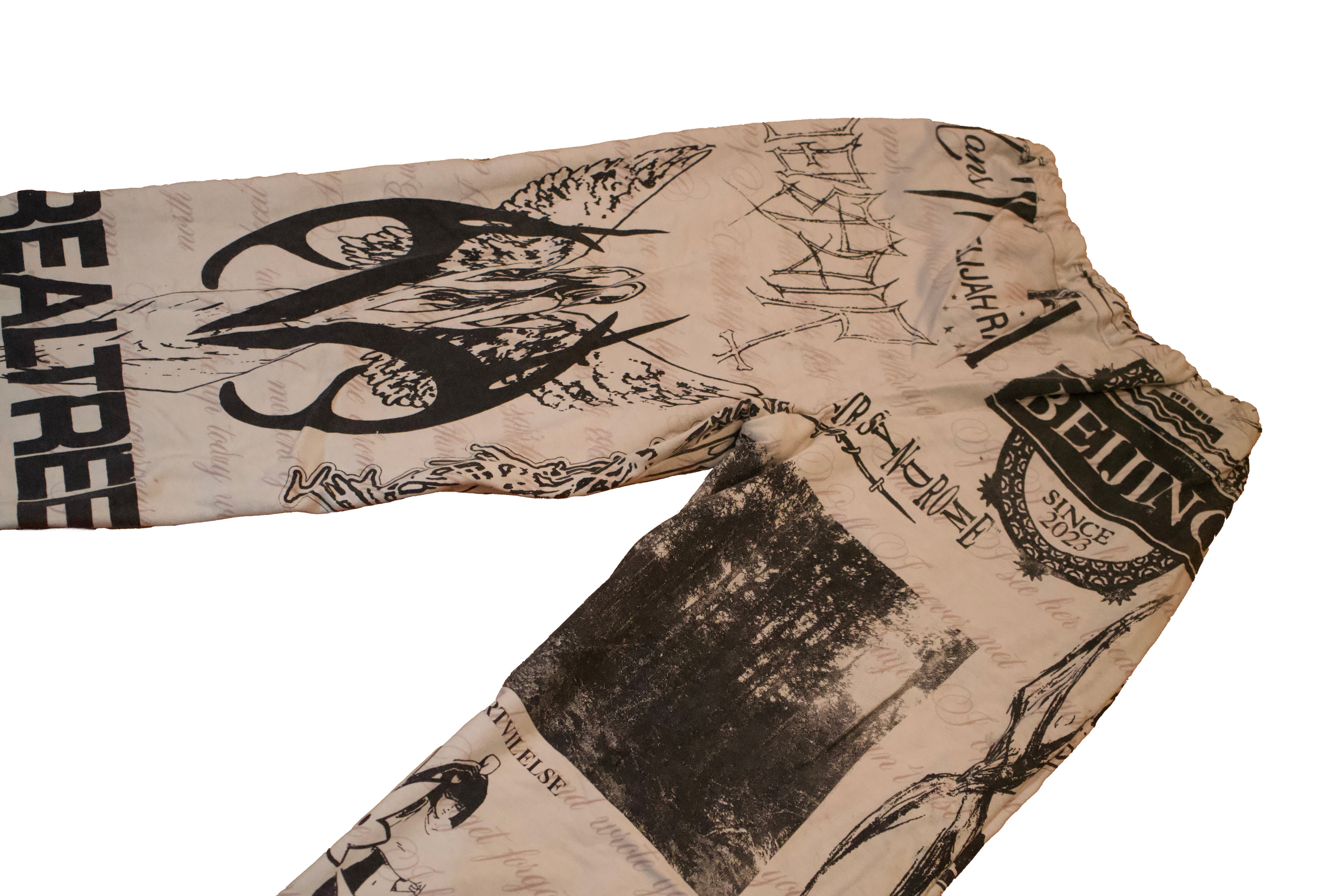 Cut n Sew All Over Print Sweatpants